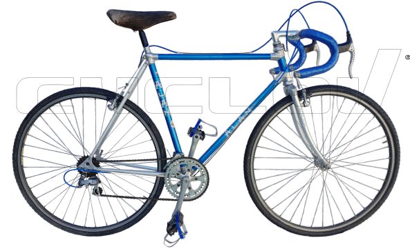 Cadre Vélo De Route Alan Aluminium 1979 - Projet Rétro Course - Occasion